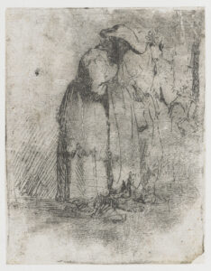 Beggar man and woman