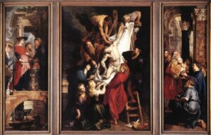 Descent from the Cross – triptych