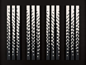 Series of 12 works Vertical Game 4×4, 1981