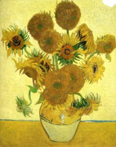 Still Life – Vase with Fifteen Sunflowers