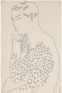 Seated Male Nude Torso