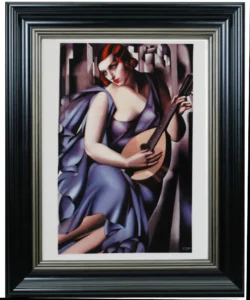 Obraz porcelanowy „La Musicienne” – Kolekcja Tamara de Lempicka – produkt limitowany
